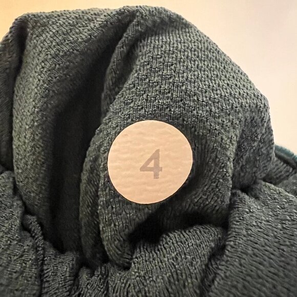 Lululemon Rebel Runner Crop Dark Fuel Forage Teal Leggings 4 Athletic Gym - Picture 4 of 6